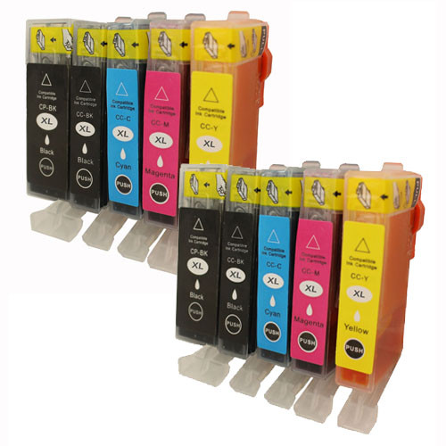 Set 10x druckerpatrone tinte - set,