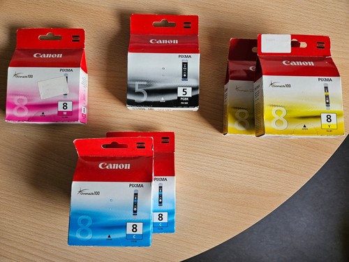 Original canon pgi cli 8 - original, 5