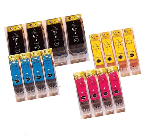 16x druckerpatronen für canon - für,
